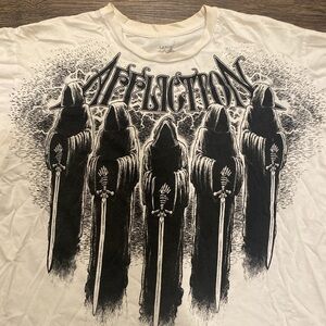 Affliction Men’s Skeleton Sean Sherk Medium Cotton